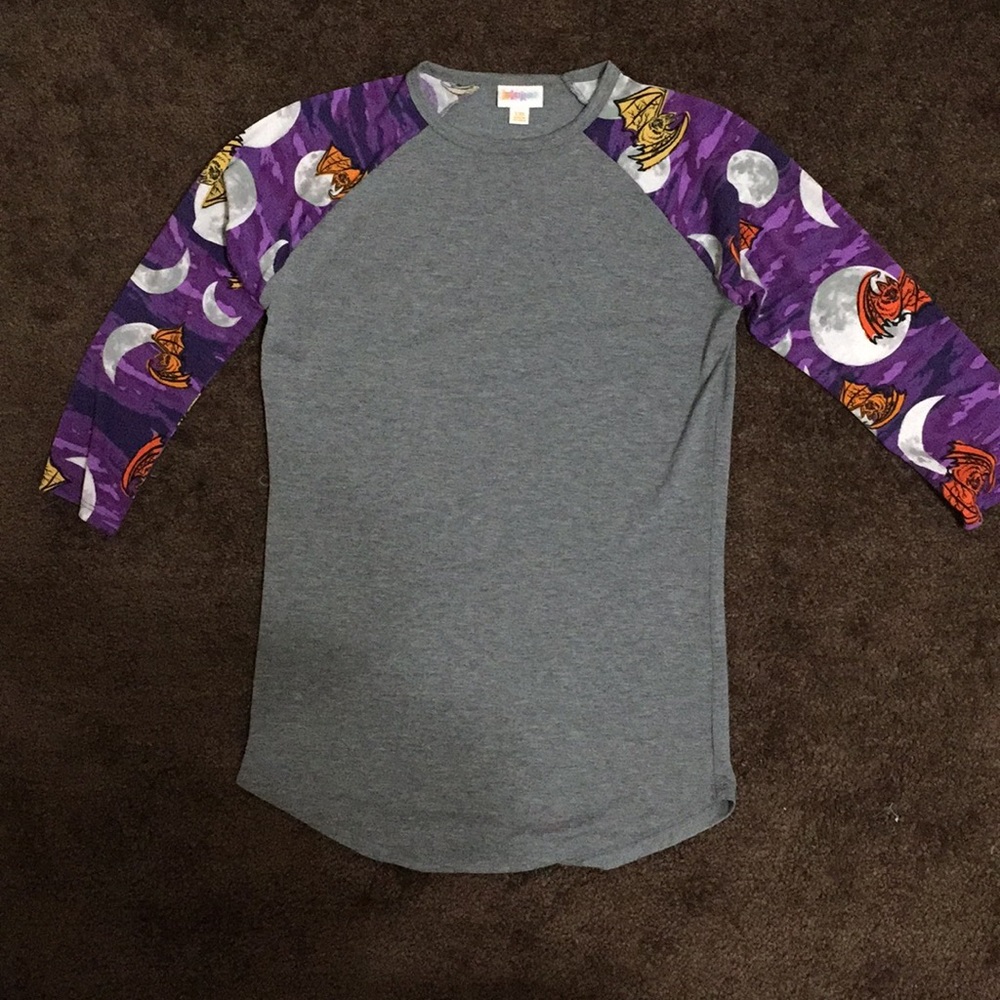 Lularoe Halloween Bats and Moon Randy XXS